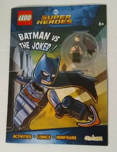 LEGO DC Super Heroes Batman Vs Joker Activity Book Tartan Batman Mini Figure New - Picture 1 of 10