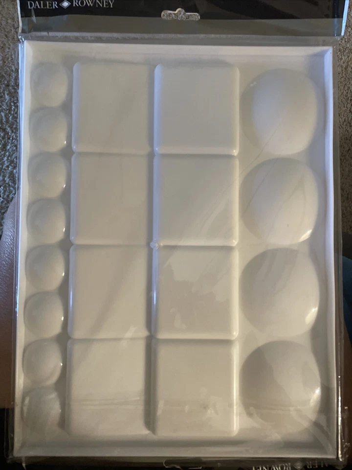 Bandeja Mezcladora Grande Daler Rowney 20x Compartimento para Pozos Plástico Arte Nuevo y Sellado Foto 3 de 3