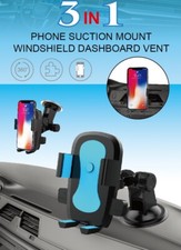 i.power Car 3 in 1 Phone Holder SUCTION MOUNT Windshields Air Vents  dashboard