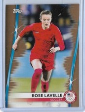 RARE 2020 TOPPS OLYMPICS ROSE LAVELLE RC CARD #11 ~ GOLD /99 ~ USA SOCCER 2021