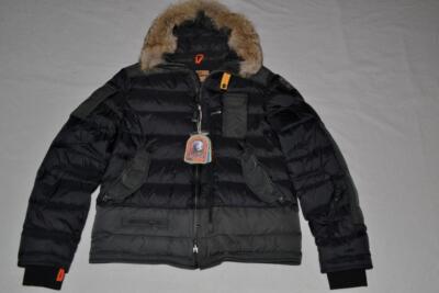 AUTHENTIC PARAJUMPERS SKIMASTER MENS PARKA JACKET BLACK L LARGE