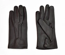 Genuine Leather Unlined Dress Gloves with Snaps Perfect Fit Premium Soft Durable