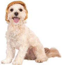 Pawlitical Billionaire Wig Trump Fancy Dress Halloween Dog Pet Costume Accessory