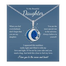 To My Daughter Necklace, Daughter Gift from Mom Bonus Daughter Necklace from ...