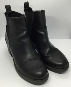H\u0026M Divided Negro Grueso Plataforma Tobillo Botas Talla 8.5 EE. UU. 40EU |  eBay