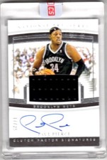 2019-20 National Treasures Clutch Factor Jersey Signature #CFPPC Paul Pierce/25
