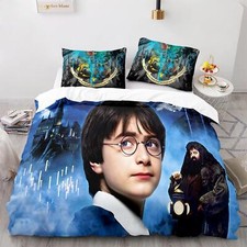 Harry Potter Quilt Cover Duvet Cover Single Size Bedding Set Decor/Customizable