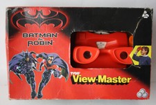VINTAGE 1997 VIEW MASTER BATMAN  ROBIN GIFT SET TYCO RARE 3D VIEWER NEW 