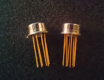 Qty 2: Rare-Early National Semi P-MOS Dynamic Shift Register MM503 (Dual 50-bit)