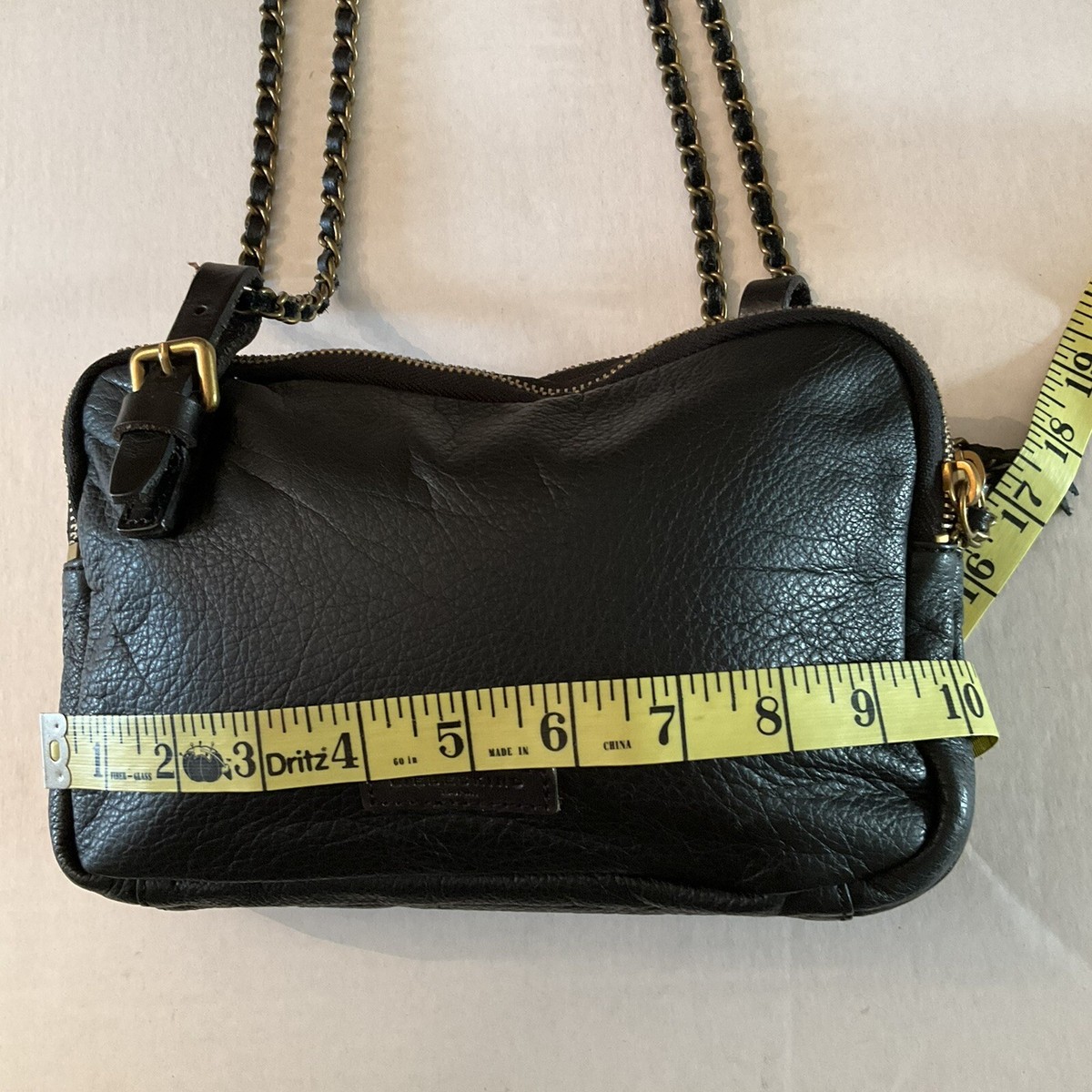 ・・LIEBE・・ Liebeskind Berlin Crossbody, Black Shoulder Bag Leather Triple