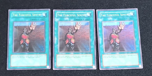 YuGiOh The Forceful Sentry 2 x MRL-045 1 x SRL-EN045 Ultra Rare Unlimited MP/LP