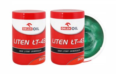 2x Lithiumfett LT-43 Orlen Oil 800G Universal Lagerfett Radlager Mehrzweckfett