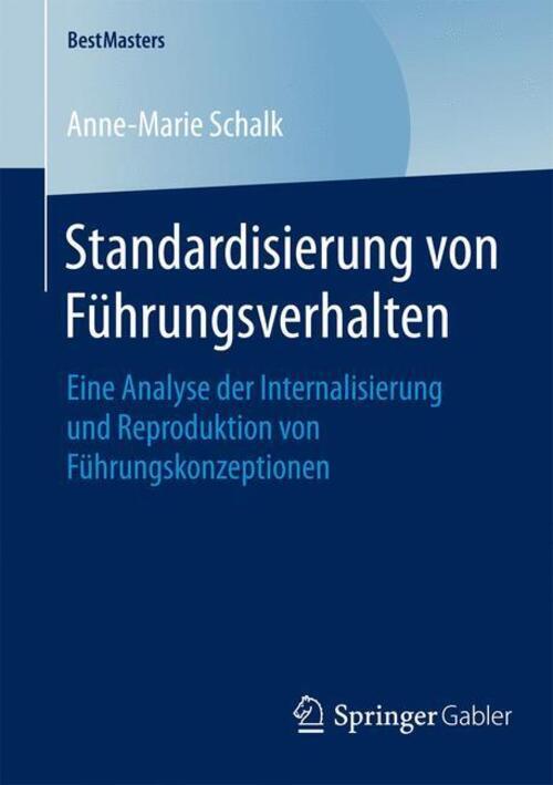 Thumbnail - Standardisierung Von Führungsverhalten Anne-marie Schalk Taschenbuch