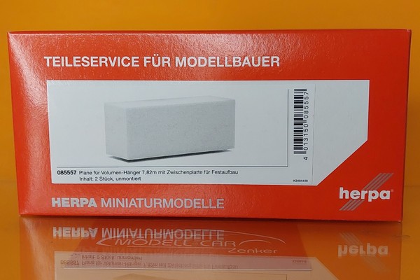 Herpa 085557 Ts Gardinenplane FüR VolumenhäNger 7,82 M Zwischenplatte Festaufbau-image