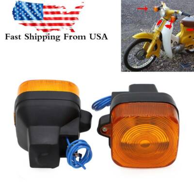 Turn Signals For Honda Civic 4PCS Turn Signal Indicator Winker Light For Hon Da Mini Trail Mini Front Car & Truck Turn Signal Light Assemblies - Foto 6