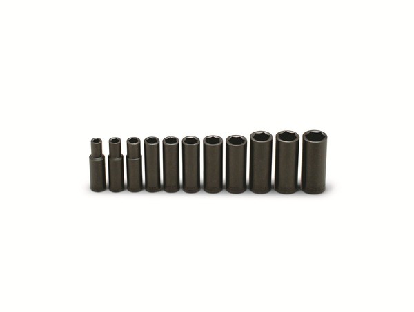 Wright Tool 6 Point Deep Impact Socket Set 11 Teile 1.3Cm Drive Sae 412-image