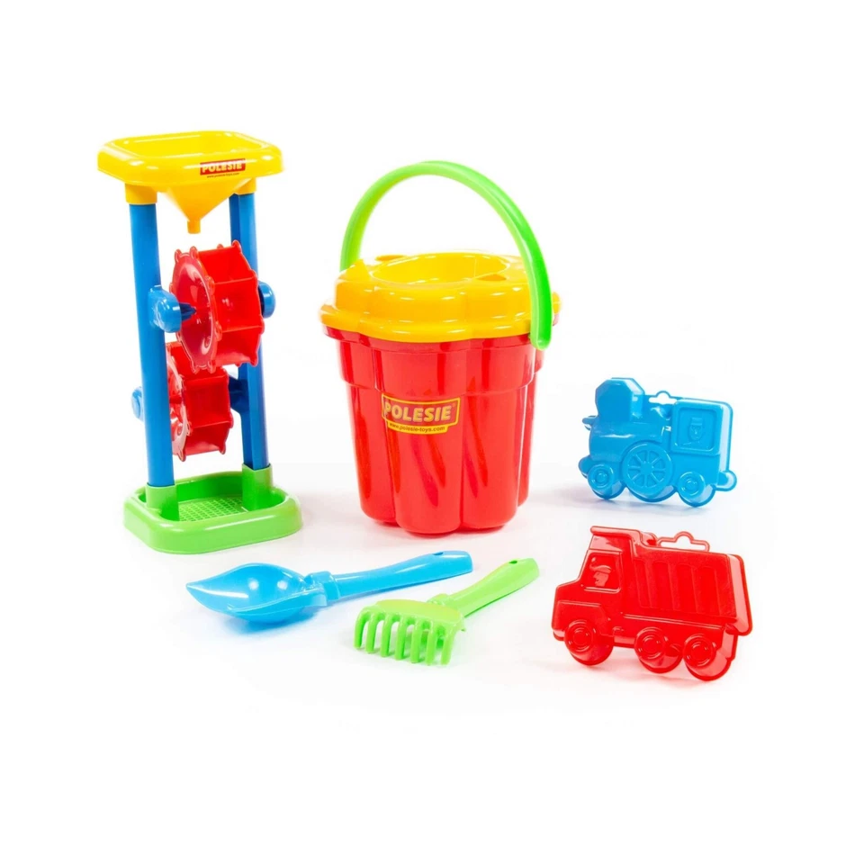 Wader Set Nr584: Sandmühle, h=308 mm + Blumenkübel groß, Blumensieb groß - Bild 2 von 4