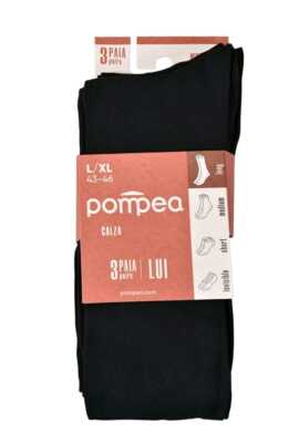 6 paia calze uomo lungo coste  microfibra POMPEA