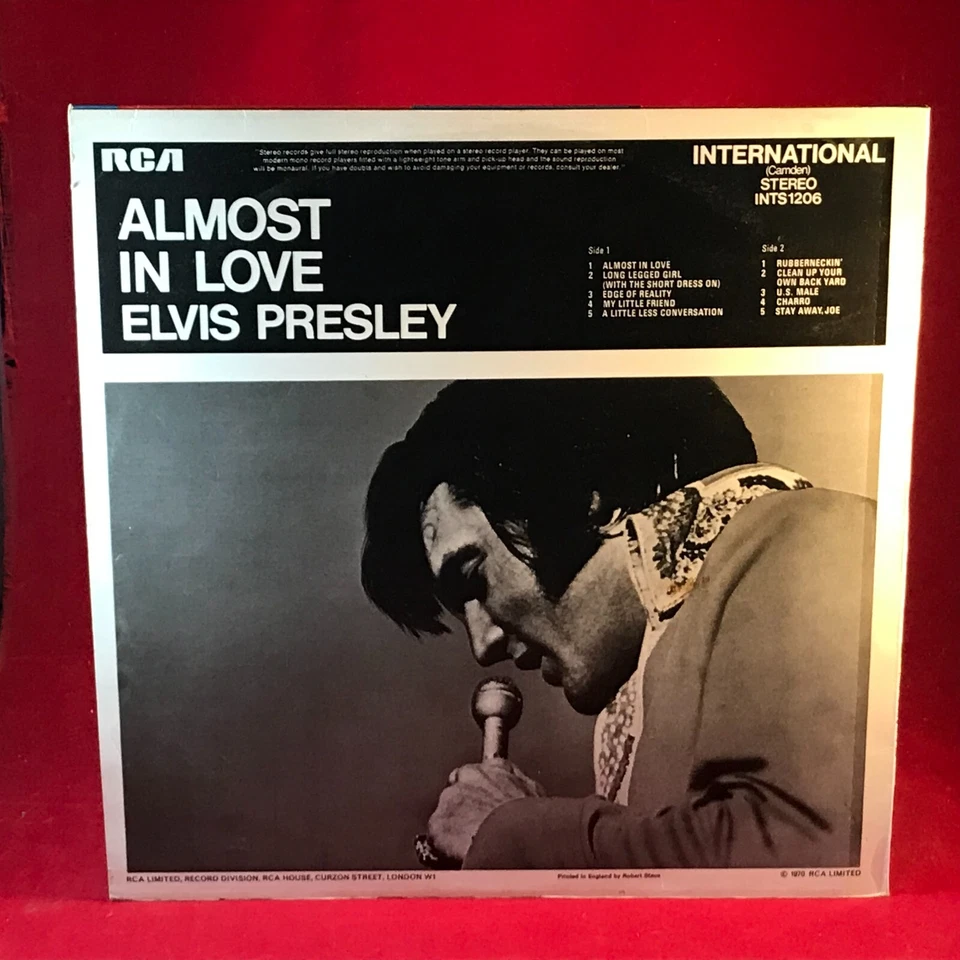 ELVIS PRESLEY Almost In Love UK vinyl LP A Little Less Conversation Rubberneckin - Image 2 of 4