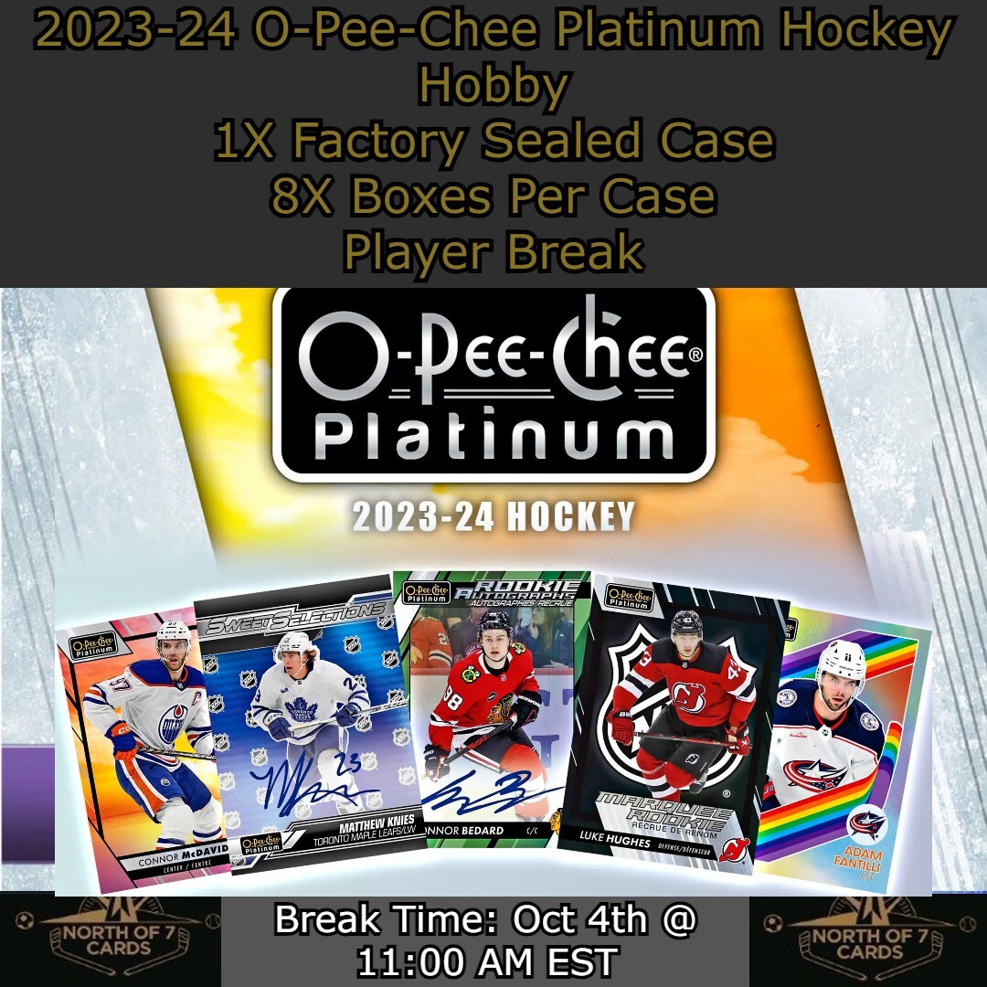 MacKenzie Weegar 202324 OPeeChee Platinum Hockey 1X Case Player
