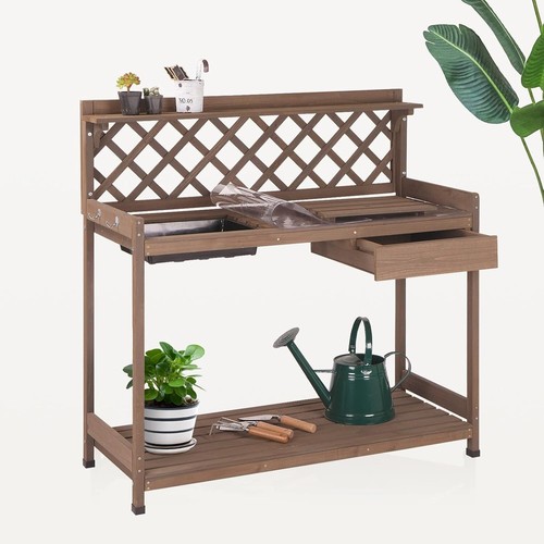 Raised Garden Bed Potting Bench Potting Table Potting Benches for ...