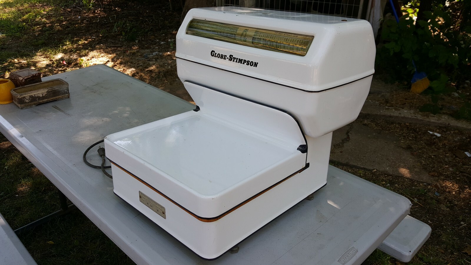 VINTAGE 1950's GLOBE STIMPSON Commercial Meat Scale eBay