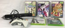 Microsoft Xbox 360 Kinect Motion Sensor Bar Model 1414 Wireless Controller Games