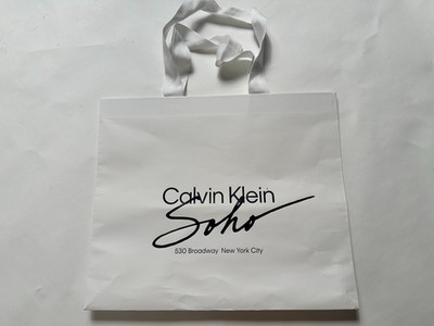 SUPER RARE! Collective CALVIN KLEIN SOHO Limited Edition Shopping Bag 19''x16''