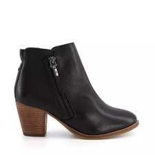 Dune London Paice Ankle Boots Womens Black UK 7 EUR 40  *REFCRS223