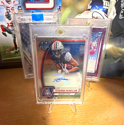 Topps 2024 Bowman Univ Chrome Tetairoa McMillan Arizona #PA-TMC Auto RC