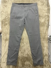 Bonobos Friday Chino Pants Men  s 36x36 Gray Stretch Cotton Casual