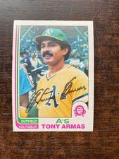 1982 O-Pee-Chee baseball OPC #60 Tony Armas - Oakland Athletics NRMT