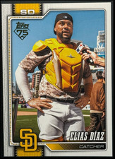 2026 Topps Series 1 ELIAS DIAZ #28 Golden Mirror SSP San Diego Padres