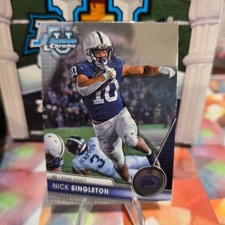Bowman U 2023 cromo base Nick Singleton primera #114 Penn State NCAA RB