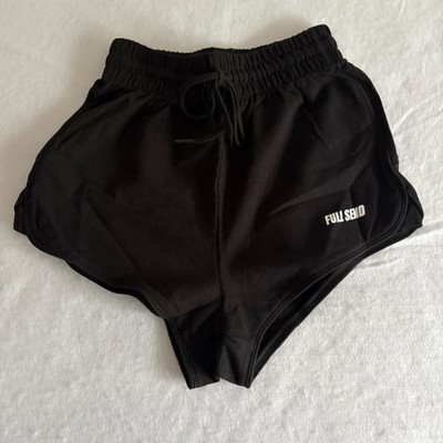 FULL SEND by Nelk Boys Black Daily Drawstring Athletic Workout Shorts Size XS