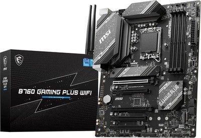 MSI B760 Gaming Plus WIFI Mainboard Intel Sockel 1700 B760 USB-C 3.2 DDR5 M.2