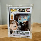 ⭐STAR WARS FUNKO PoP: Mark Hamill signed/auto Luke Skywalker & Grogu #583  COA