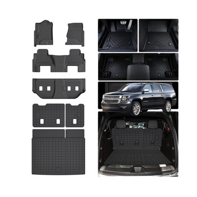 Floor Mats for 2015-2020 Chevy Chevrolet Suburban/GMC Yukon XL 7 Seats (Not f...