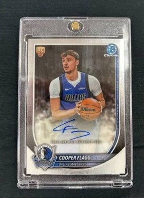  2026 Bowman Basketball Cooper Flagg Base Autograph includes #d card Chaser pack