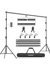 FUDESY Photo Video Studio 10 x 10Ft Heavy Duty Adjustable Backdrop Stand,Backgro