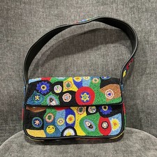 Staud Tommy Beaded Bag Black Millefiori