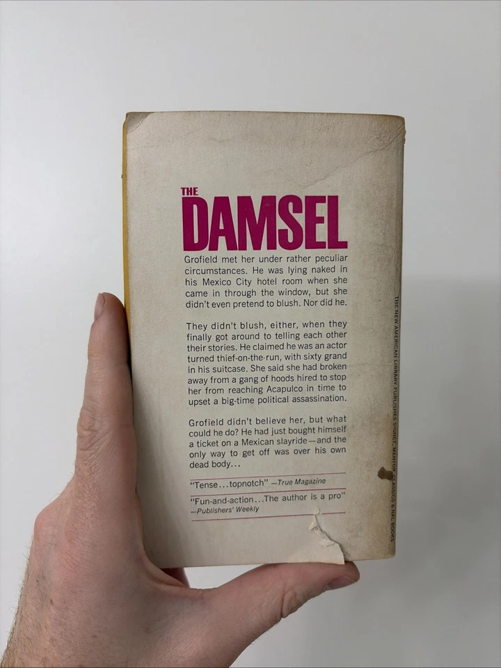 The Damsel by Richard Stark-(Donald Westlake)-1969 Signet 1st Printing Paperback - Image 3 of 4