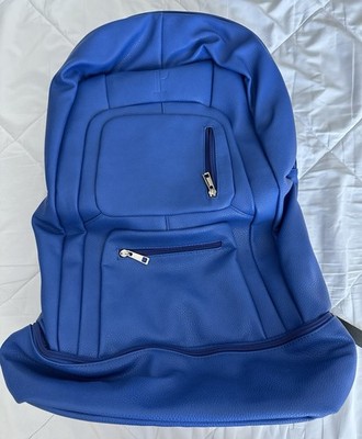 Sole Premise Blue Leather Carry On Backpack - Size XL For Sneaker Heads