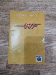 Goldeneye 007 Nintendo 64 N64 Instruction Booklet Manual