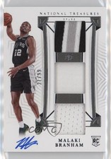 2022-23 National Treasures Rookie Materials Triple 21/99 Malaki Branham Auto 3hd