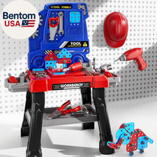 Kids Tool Bench Set, 142Pcs Toddler Tool Toy Playset with Electric Drill  Reali