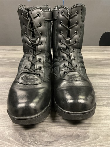 4234 Wideway Shoes Men’s Military Tactical Combat Boots US 11.5 Black