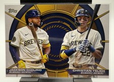 2025 Topps Series 2 - Dynamic Duos Christian Yelich, Jackson Chourio #DD-18