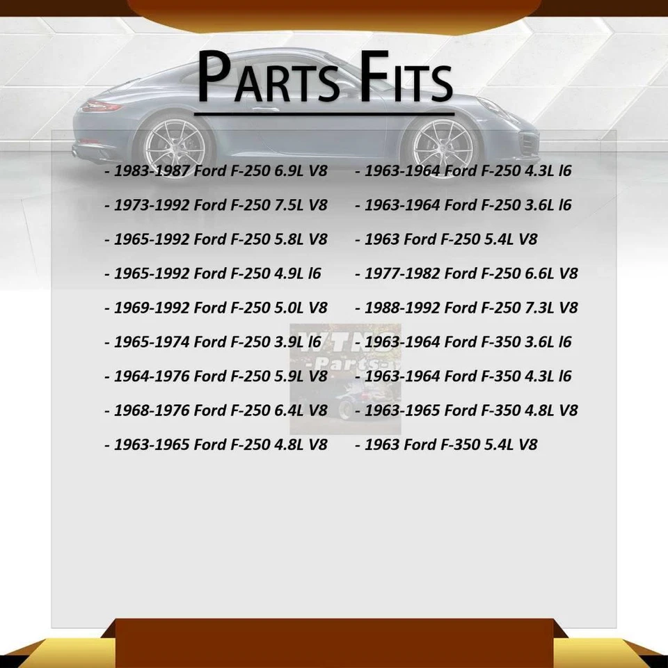 fits 1963~1992 Ford F-250 Standard Ignition  Voltage Regulator - Image 2 of 4