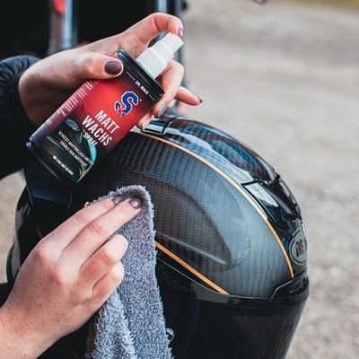 S100 Motorrad MATT Wachs Spray 250ml Lack Folie Kunststoff schmutzabweisend MATT